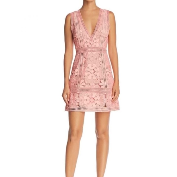 Alice + Olivia Dresses & Skirts - ALICE and OLIVIA Zula Lace Blossom Pink Dress